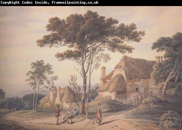 William Frederick Wells Cottages at Knockholt (mk47)
